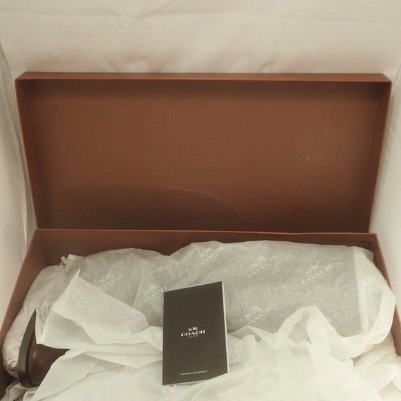 NIB COACH A00699 CAROLINA WIDE CALF LEATHER BOOTS - Picture 8 of 8